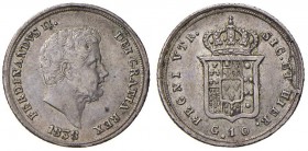 Napoli – Ferdinando II (1830-1859) - 10 Grana 1838 - MIR 513 RRR
qSPL
