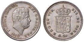 Napoli – Ferdinando II (1830-1859) - 10 Grana 1855 - MIR 514/6 C
QFDC-FDC