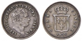 Napoli – Ferdinando II (1830-1859) - 5 Grana 1838 - MIR 516/1 C
qSPL