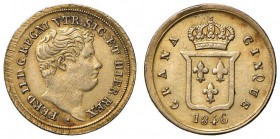 Napoli – Ferdinando II (1830-1859) - 5 Grana 1846 - MIR 516/4 C Dorato. 
qSPL