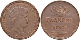 Napoli – Ferdinando II (1830-1859) - 10 Tornesi 1833 - MIR 518/5 R
FDC