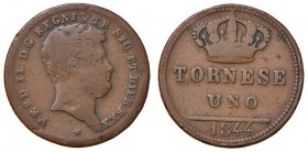 Napoli – Ferdinando II (1830-1859) - Tornese 1844 - MIR 532/10 R
QBB-BB