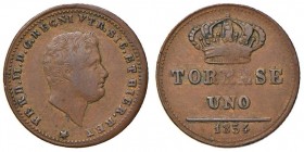 Napoli – Ferdinando II (1830-1859) - Tornese 1854 - MIR 533/6 C
BB