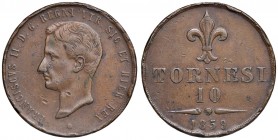 Napoli – Francesco II (1859-1860) - 10 Tornesi 1859 - MIR 540 C Colpi. Con cartellino d'epoca del collezionista.
QBB-BB