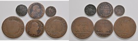 Napoli – Resto di collezione - Lotto composto da 6 monete -
Come da foto.