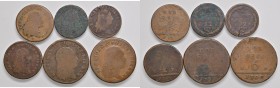 Napoli – Resto di collezione - Lotto composto da 6 monete -
Come da foto.