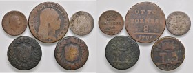 Napoli – Resto di collezione - Lotto composto da 5 monete -
Come da foto.