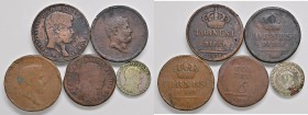 Napoli – Resto di collezione - Lotto composto da 5 monete -
Come da foto.