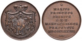 Sede Vacante (1878-1878) - Medaglia 1878 - Boccia 108 C 2,90 cm. 10,18 grammi.
m.SPL