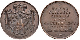 Sede Vacante (1878-1878) - Medaglia 1878 - Boccia 108 C 2,90 cm. 10,07 grammi.
SPL+