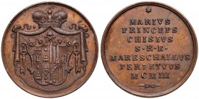 Sede Vacante (1903-1903) - Medaglia 1903 - Boccia 110 C 2,90 cm. 10,94 grammi.
qFDC
