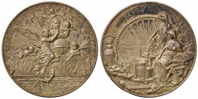 Genova – Esposizione Italo Americana - Medaglia 1892 - R In argento. Colpi. 5,10 cm. 69,50 grammi.
SPL