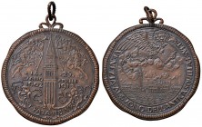 Venezia - Medaglia 1912 - C In bronzo. 3,90 cm. 12,35 grammi.
qFDC