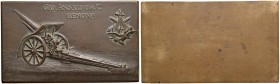 Giovanni Ansaldo - Grande placca commemorativa - C 430,00 grammi. Opus Johnson. 11,9 cm X 7,1 cm.
SPL