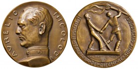 Aurelio Nicolodi - Medaglia unione italiana ciechi - C 41,85 grammi. Opus Santagata. 4,0 cm.
SPL-FDC
