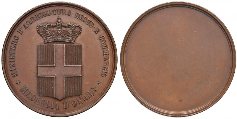 Regno d'Italia - Medaglia d'onore ministero dell'agricoltura - C 20,78 grammi. 3...