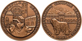 Manifestazioni cinofile bergamasche - Medaglia 1998 - C In bronzo. 7,00 cm. 173,24 cm.
FDC