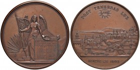Svizzera - Medaglia veduta di Ginevra - C 52,02 grammi. 4,7 cm.
SPL+