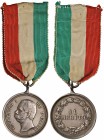 Umberto I (1878-1900) - Medaglia - C Con nastrino. In argento. Colpetti. 3,80 cm. 22,48 grammi.
BB