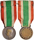 Vittorio Emanuele III (1900-1945) - Medaglia - C Con nastrino. In bronzo. 3,20 cm. 17,56 grammi.
SPL
