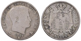 Milano – Napoleone I Re d'Italia (1805-1814) - Lira 1814 - Gig. 171A R
MB-BB