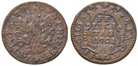 Palermo – Filippo V (1701-1713) - Grano 1701 - MIR 506 C
BB-SPL