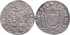 Venezia – Francesco Erizzo (1631-1646) - Scudo della croce da 140 soldi - Pao. 96/9 C Sigle DM. 31,65 grammi.
SPL
