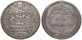 Roma – Innocenzo XI (1676-1689) - Mezza Piastra An. VII - Munt. 49 R Appiccagnolo rimosso.
BB