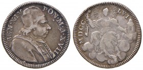 Roma &ndash; Benedetto XIV (1740-1758) - Doppio Giulio 1756 An. XVII - Munt. 51F R
BB