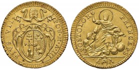 Roma – Pio VII (1800-1823) - Doppia Anno III - Gig. 3 R Debolezza di conio sul volto e leggere abrasioni sul bordo.
SPL+