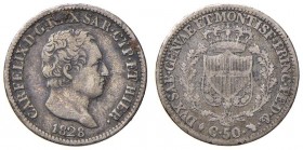 Torino – Carlo Felice (1821-1831) - 50 Centesimi 1828 - Gig. 93 C
QBB-BB