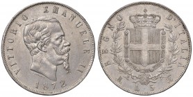 Milano – Vittorio Emanuele II (1861-1878) - 5 lire 1872 - Gig. 44 C
SPL