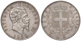 Roma – Vittorio Emanuele II (1861-1878) - 5 lire 1876 - Gig. 51 C
FDC