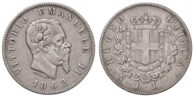 Napoli – Vittorio Emanuele II (1861-1878) - Lira 1862 - Gig. 62 R
BB