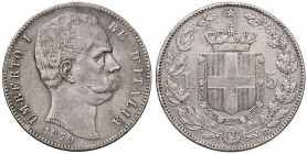 Umberto I (1878-1900) - 5 Lire 1879 - Gig. 24 C Colpetti.
BB