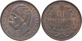 Birmingham – Umberto I (1878-1900) - 10 Centesimi 1894 - Gig. 50 C
SPL-FDC