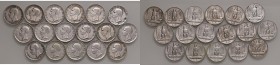 Regno d'Italia - Lotto di 17 monete -
Come da foto.