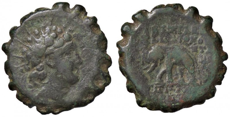 GRECHE - RE SELEUCIDI - Antioco VI, Dioniso (145-142 a.C.) - AE 16 - Testa radia...