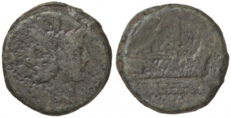 ROMANE REPUBBLICANE - ANONIME - Monete senza simboli (dopo 211 a.C.) - Asse - Te...