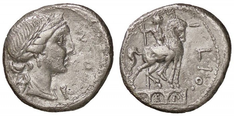 ROMANE REPUBBLICANE - AEMILIA - Man. Aemilius Lepidus (114-113 a.C.) - Denario -...