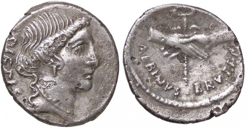 ROMANE REPUBBLICANE - POSTUMIA - C. Postumius (74 a.C.) - Denario - Testa della ...