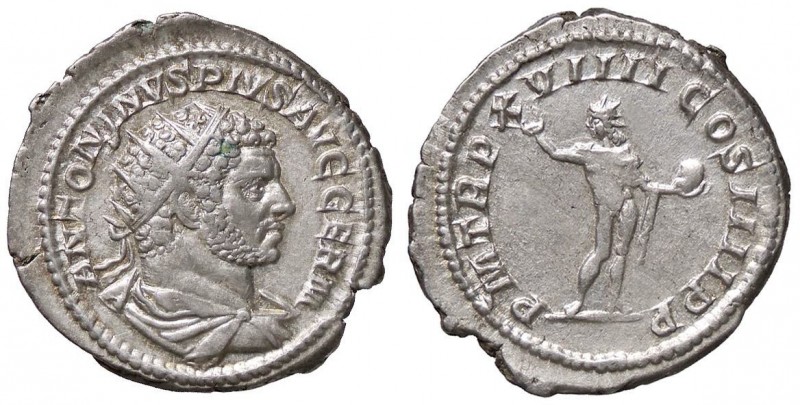 ROMANE IMPERIALI - Caracalla (198-217) - Antoniniano - Busto radiato e drappeggi...