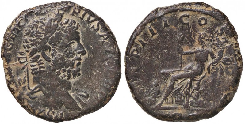 ROMANE IMPERIALI - Geta (209-212) - Sesterzio - Testa laureata a d. /R La Felici...