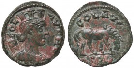 ROMANE PROVINCIALI - Alessandro Severo (222-235) - AE 20 (Alessandria di Troas) - Busto turrito della Tyche a d. /R Cavallo a d. (AE g. 5,72)
 
SPL