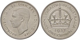 ESTERE - AUSTRALIA - Giorgio VI (1936-1952) - Corona 1937 Kr. 34 AG
 
qFDC/FDC