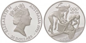 ESTERE - AUSTRALIA - Elisabetta II (1952) - 20 Dollari 1993 - Olimpiadi AG
 
FS