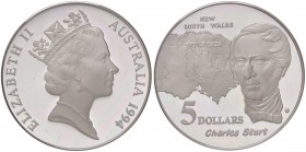 ESTERE - AUSTRALIA - Elisabetta II (1952) - 5 Dollari 1994 - Charles Stuart Kr. 265 AG
 
FS