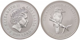 ESTERE - AUSTRALIA - Elisabetta II (1952) - 2 Dollari 2005 - Kookaburra AG
 
FS