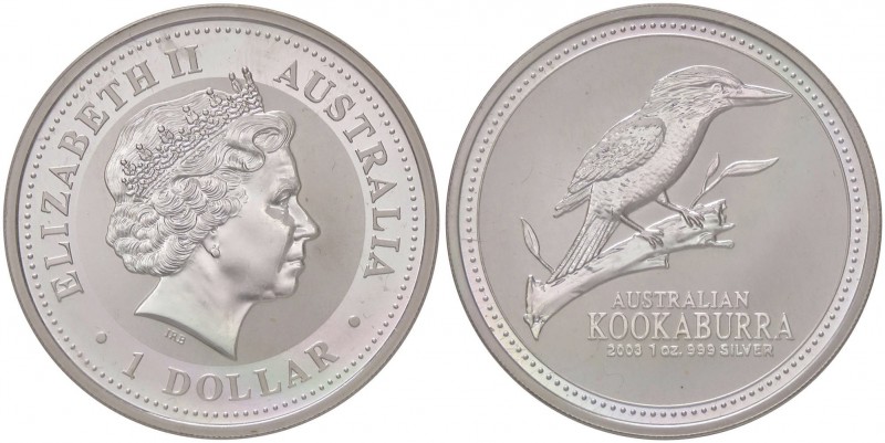 ESTERE - AUSTRALIA - Elisabetta II (1952) - Dollaro 2003 - Kokaburra Kr. 666 AG...