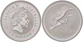 ESTERE - AUSTRALIA - Elisabetta II (1952) - Dollaro 2003 - Kokaburra Kr. 666 AG
 
FS